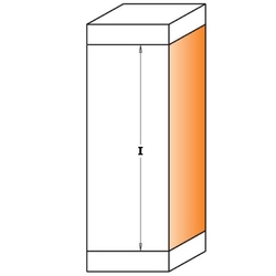 CMT C906 Orezávacia fréza, šikmé zuby - D19x50,8 2xB19 S=12 HM