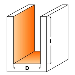 CMT C912 Drážkovacia fréza dlhá - D19x38,1 L82,5 S=12 HM