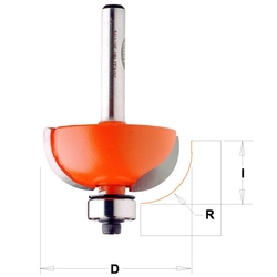 CMT C937 Zaoblovacia fréza vypuklá - R4,75 D22,2x12,7 S=12 HM