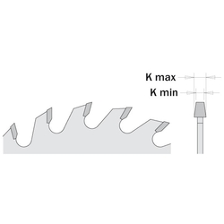 CMT Predrezový kotúč kónický pre CNC stroje - D125x3,4-4,2 d20 Z24 HM