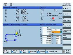 Siemens Manual Machine Plus (MM+) jednoduché ovládanie cyklu