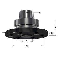 IGM C183.422 Pílová upínacia hlava s HSK-63F - D110 d30 L40mmm