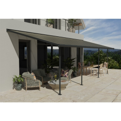 Palram - Canopia Capri 5400 antracit 3 x 5,46 hliníková (montovaná) pergola