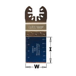 CMT Ponorný pílový list BIM, na drevo, kov - 32mm, sada 5 ks