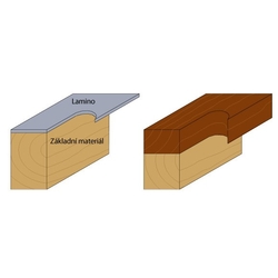 CMT C706 Orezávacia fréza, šikmé zuby - D19x25,4 B19 S=6 HM